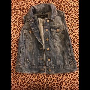 Express jean vest